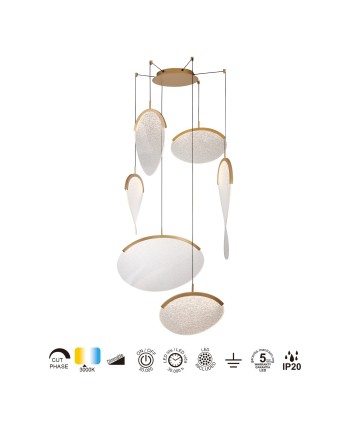 OASIS * LAMPARA LED 80W ORO - 6L - DIMABLE TRIAC